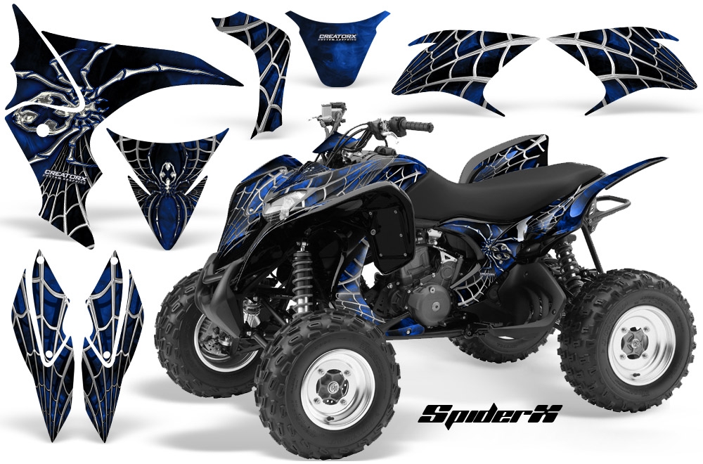 Honda TRX700XX 2008 Graphics Kit SpiderX Blue